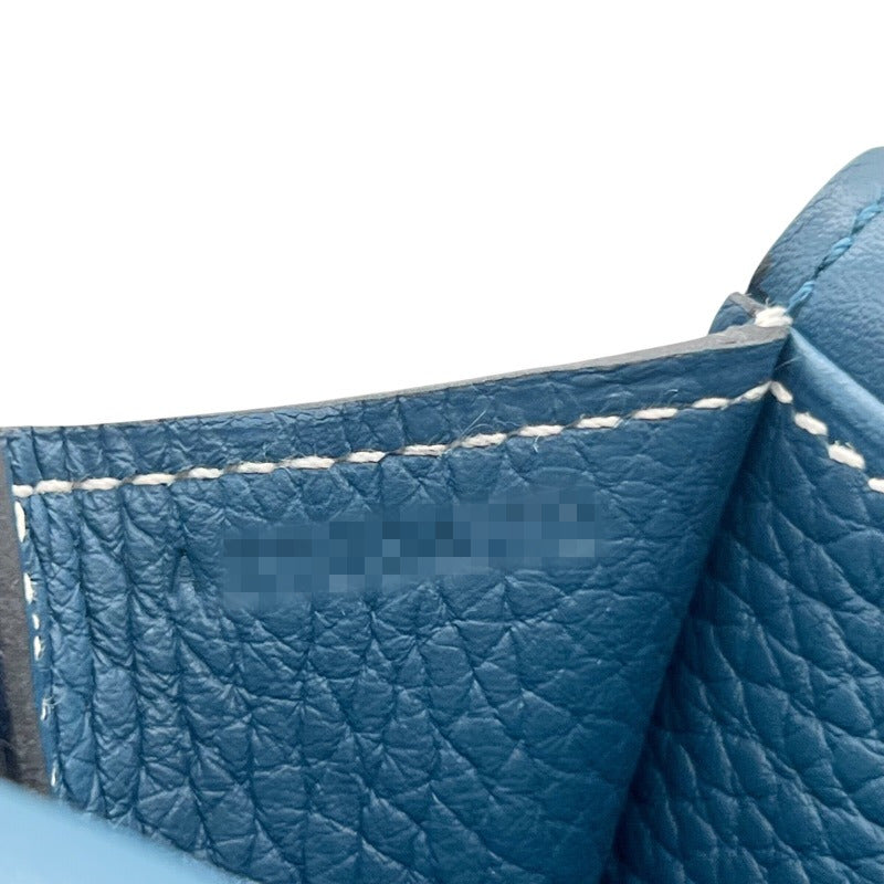 エルメス HERMES アルザン31 A刻印 ディープブルー/SV金具 トリヨンクレマンス レディース ショルダーバッグ