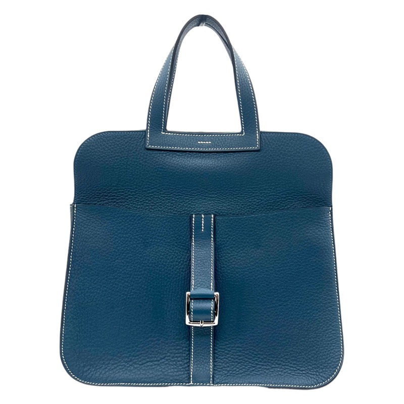 エルメス HERMES アルザン31 A刻印 ディープブルー/SV金具 トリヨンクレマンス レディース ショルダーバッグ