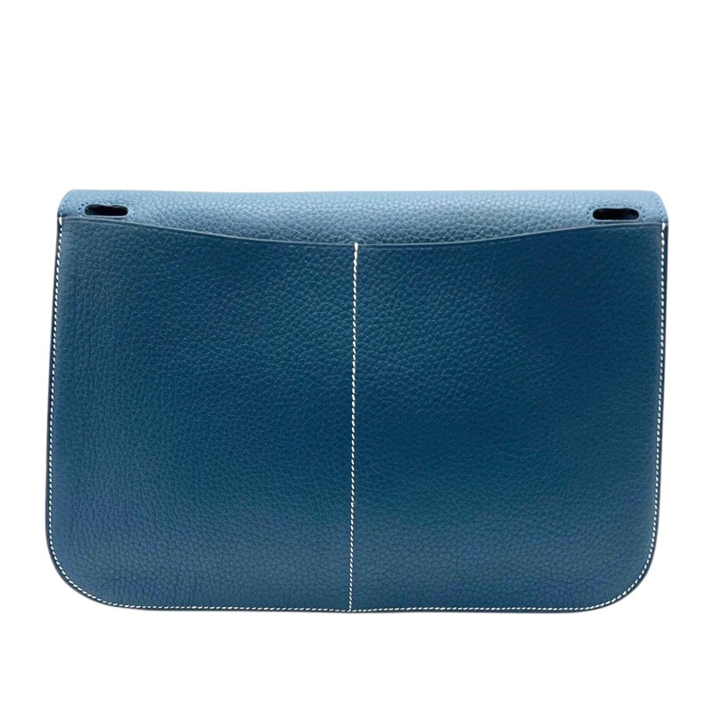 エルメス HERMES アルザン31 A刻印 ディープブルー/SV金具 トリヨンクレマンス レディース ショルダーバッグ