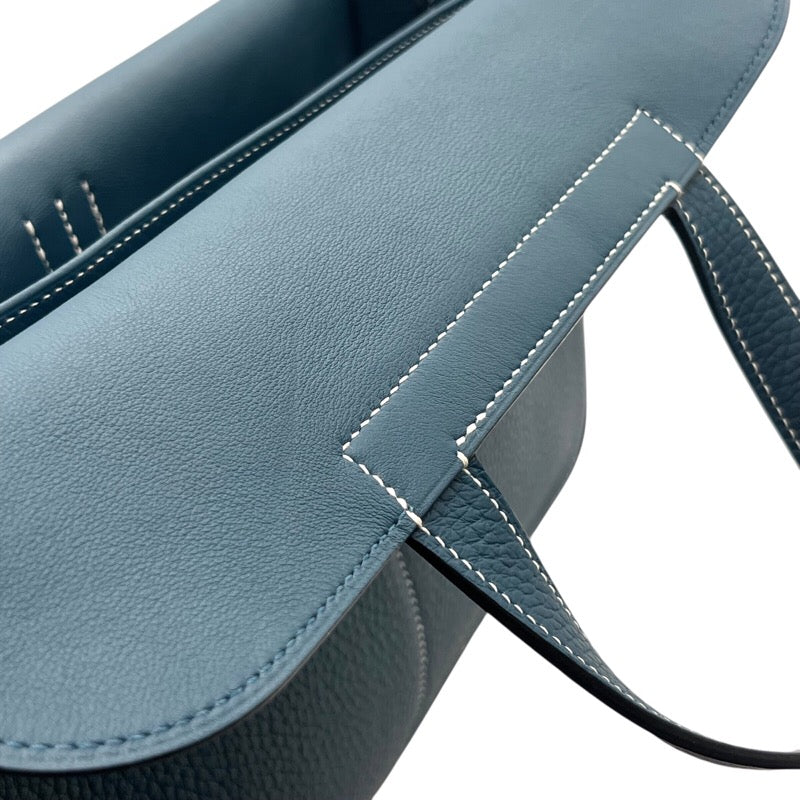エルメス HERMES アルザン31 A刻印 ディープブルー/SV金具 トリヨンクレマンス レディース ショルダーバッグ