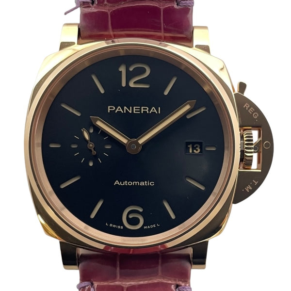 パネライ PANERAI ルミノール ドゥエ 42mm PAM01041 ブラック K18PG メンズ 腕時計