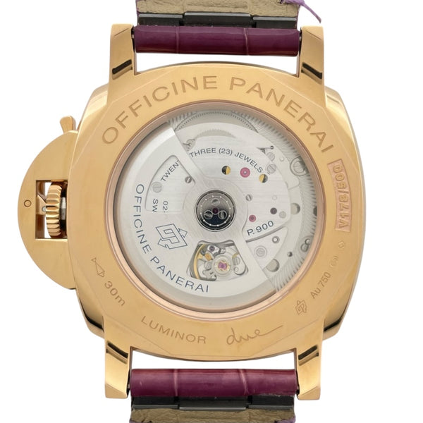 パネライ PANERAI ルミノール ドゥエ 42mm PAM01041 ブラック K18PG メンズ 腕時計