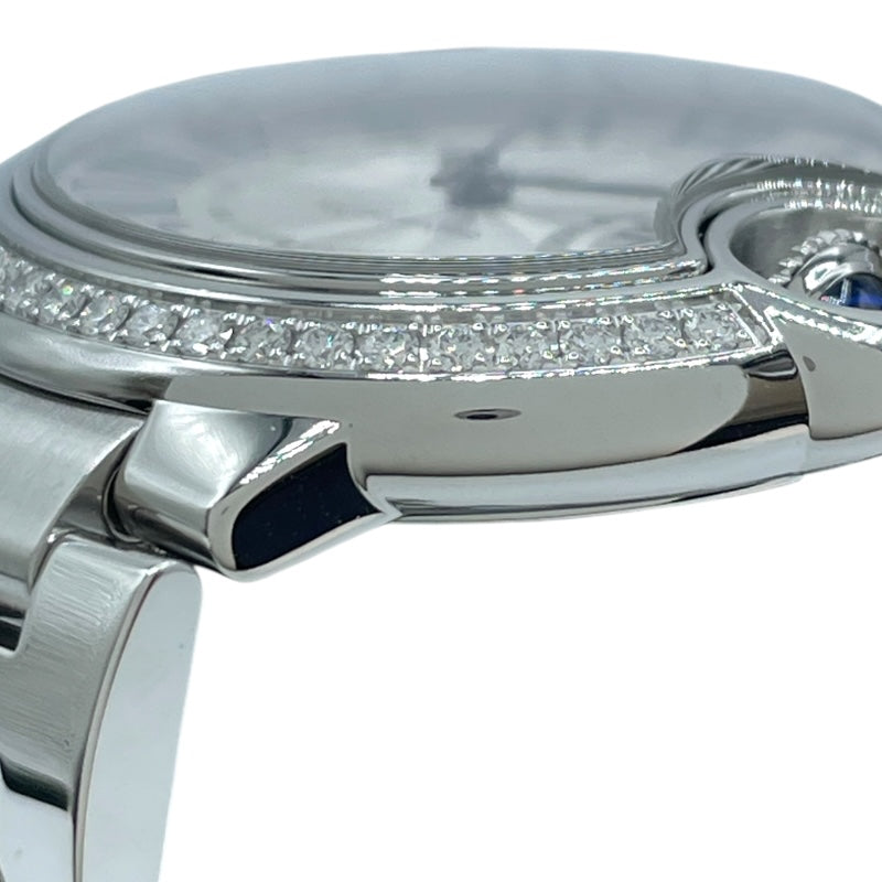 カルティエ Cartier バロンブルー ドゥ カルティエ 33mm W4EB0023 シルバー SS レディース 腕時計