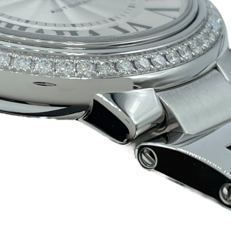 カルティエ Cartier バロンブルー ドゥ カルティエ 33mm W4EB0023 シルバー SS レディース 腕時計