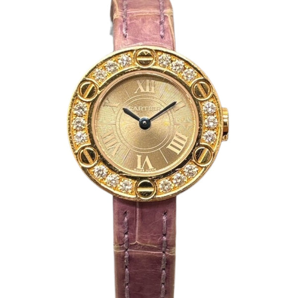 カルティエ Cartier ラブウォッチ WE801331 K18ピンクゴールド k18PG レディース 腕時計 カルティエ Cartier ラブウォッチ WE801331 K18ピンクゴールド k18PG