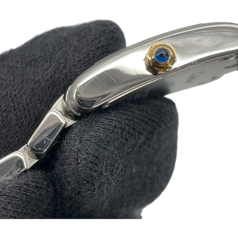 カルティエ Cartier タンク フランセーズ SM W51007Q4 アイボリー SS クオーツ レディース 腕時計