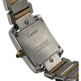 カルティエ Cartier タンク フランセーズ SM W51007Q4 アイボリー SS クオーツ レディース 腕時計