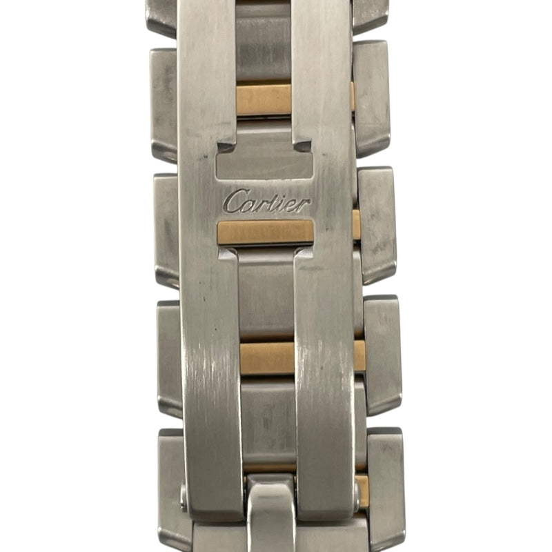 カルティエ Cartier タンク フランセーズ SM W51007Q4 アイボリー SS クオーツ レディース 腕時計