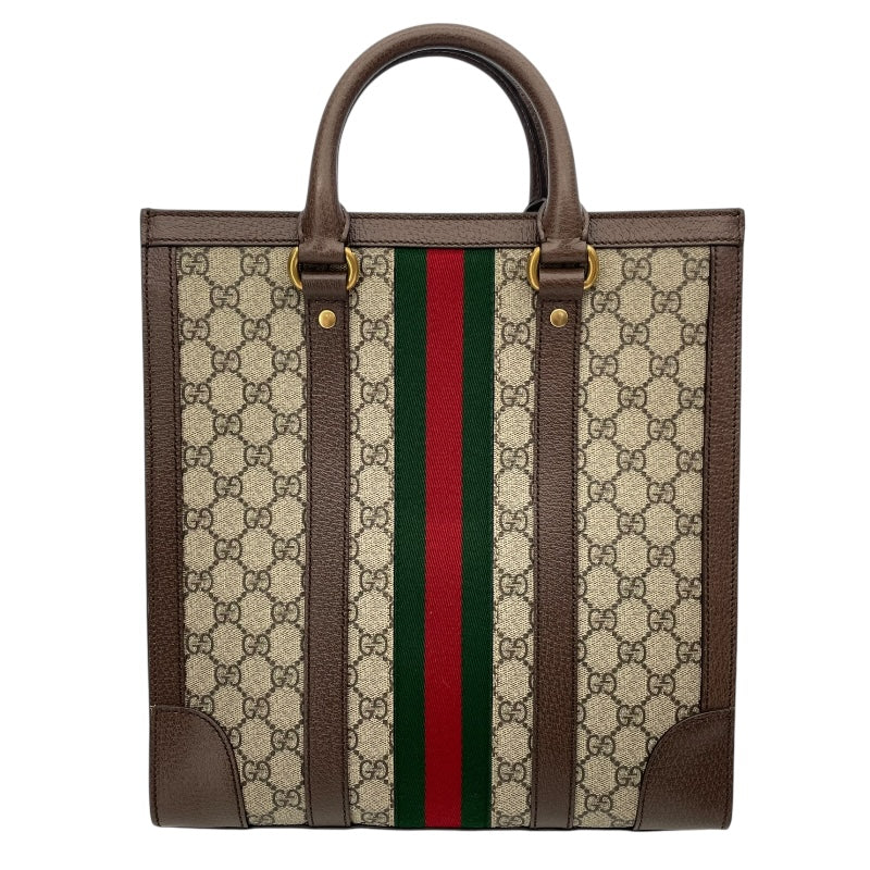 グッチ GUCCI オフィディア ミディアム トートバッグ 724685 ブラウン GGスプリーム レディース トートバッグ