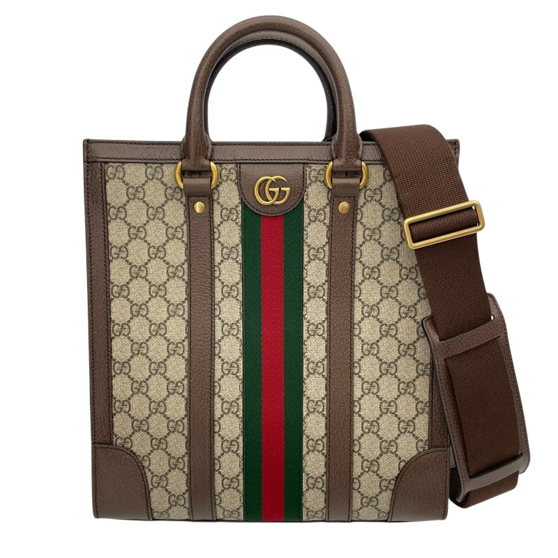 グッチ GUCCI オフィディア ミディアム トートバッグ 724685 ブラウン GGスプリーム レディース トートバッグ