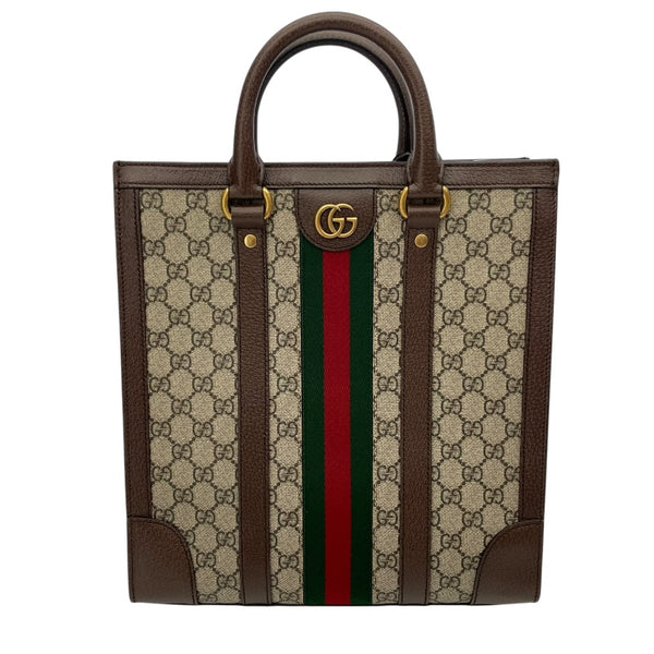 グッチ GUCCI オフィディア ミディアム トートバッグ 724685 ブラウン GGスプリーム レディース トートバッグ