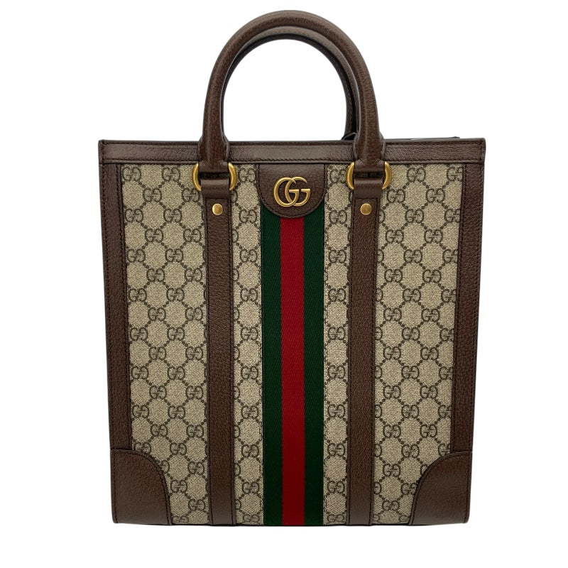 グッチ GUCCI オフィディア ミディアム トートバッグ 724685 ブラウン GGスプリーム レディース トートバッグ