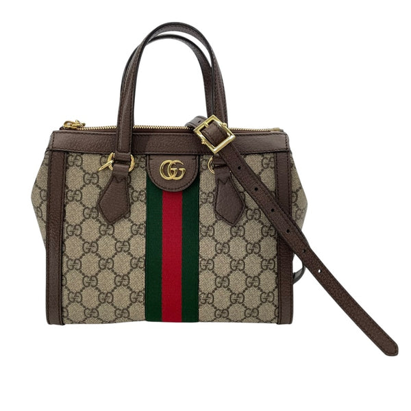 グッチ GUCCI オフディアスモールトートバッグ 547551 ブラウン GGスプリーム レディース トートバッグ