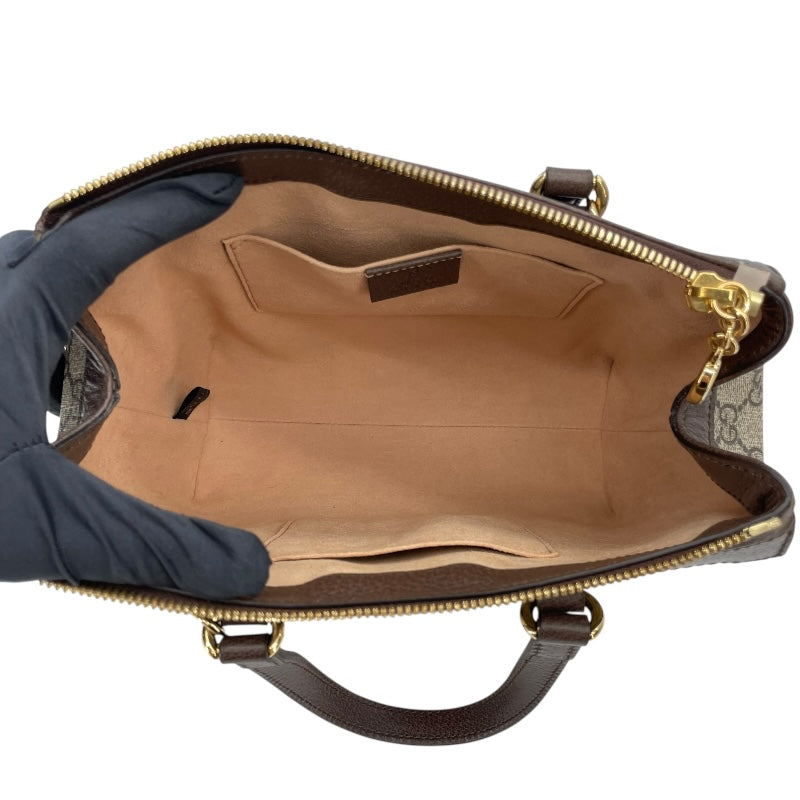 グッチ GUCCI オフディアスモールトートバッグ 547551 ブラウン GGスプリーム レディース トートバッグ