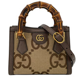 グッチ GUCCI ダイアナミニトートバッグ 355661 ブラウン ジャンボGG レディース トートバッグ