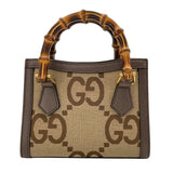 グッチ GUCCI ダイアナミニトートバッグ 355661 ブラウン ジャンボGG レディース トートバッグ