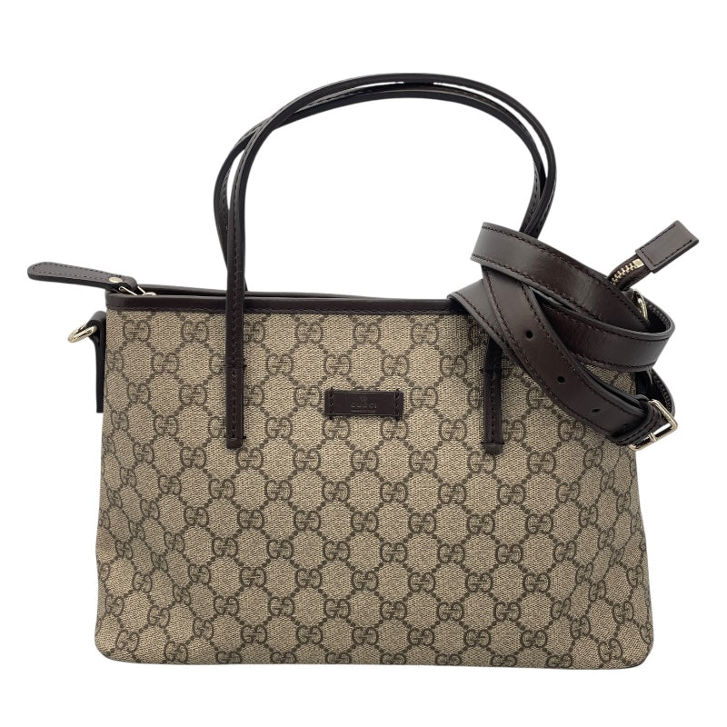 グッチ GUCCI 2WAY ハンドバッグ 353440 ブラウン GGスプリーム レディース ハンドバッグ