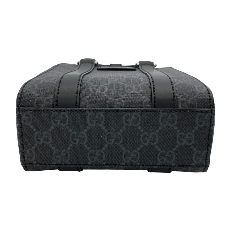 グッチ GUCCI GGスプリームミニトートバッグ 696010 ブラック GGスプリーム メンズ トートバッグ