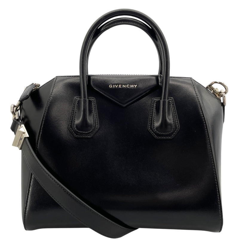 ジバンシィ GIVENCHY アンティゴナ2WAY ブラック レザー レディース ショルダーバッグ