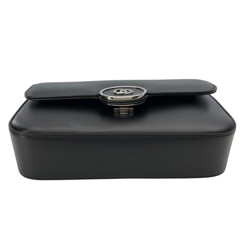 グッチ GUCCI ダブルG 2Way ハンドバッグ 739722 ブラック レザー レディース ハンドバッグ
