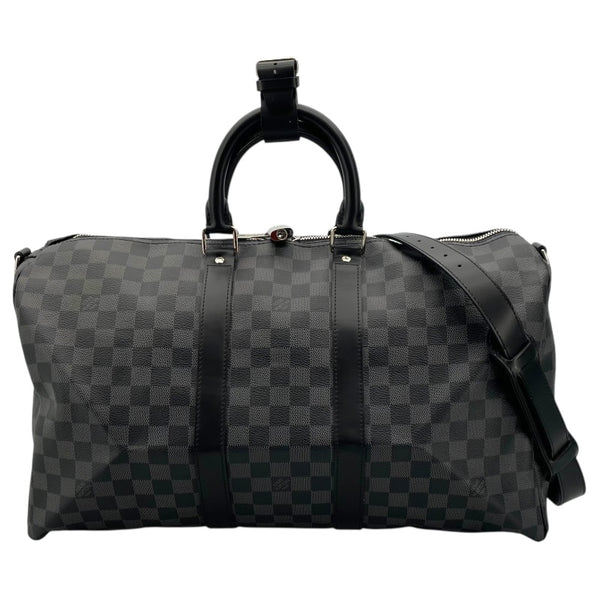 ルイ・ヴィトン LOUIS VUITTON キーポル・バンドリエール45 N41418 ブラック ダミエ・グラフィット ユニセックス ボストンバッグ