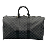 ルイ・ヴィトン LOUIS VUITTON キーポル・バンドリエール45 N41418 ブラック ダミエ・グラフィット ユニセックス ボストンバッグ