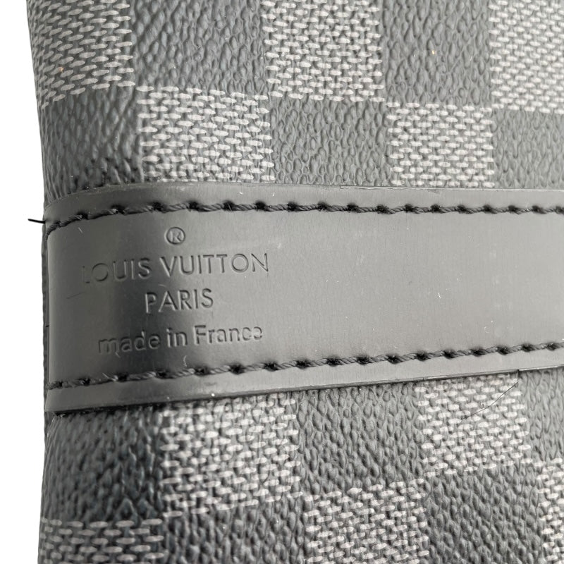 ルイ・ヴィトン LOUIS VUITTON キーポル・バンドリエール45 N41418 ブラック ダミエ・グラフィット ユニセックス ボストンバッグ