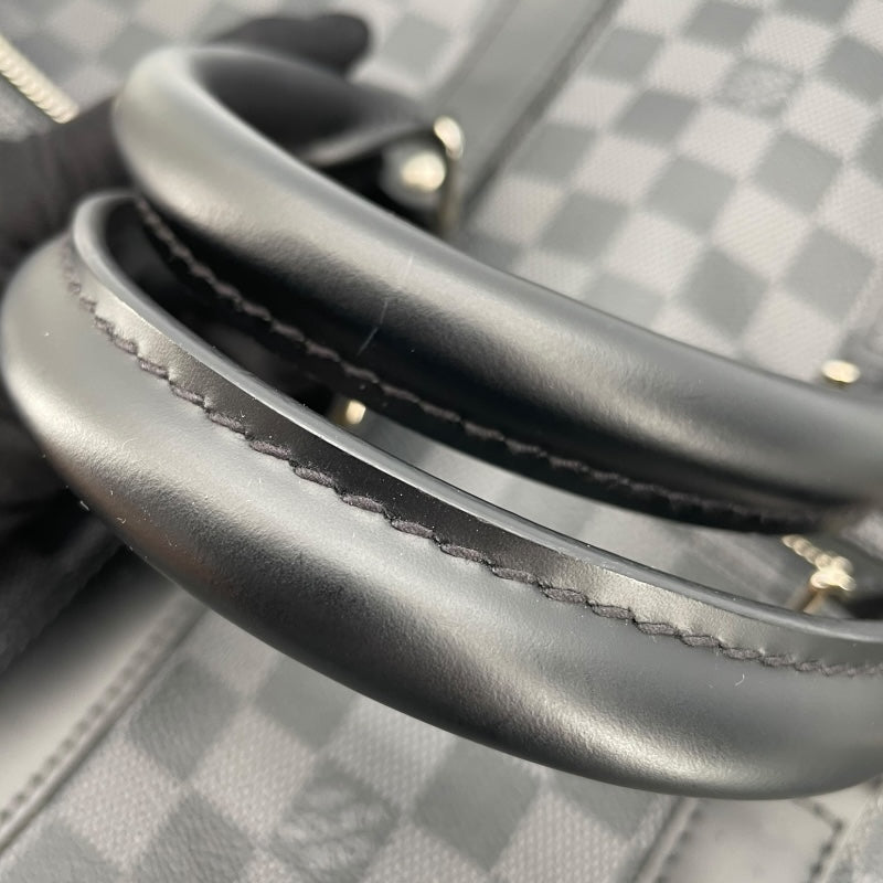 ルイ・ヴィトン LOUIS VUITTON キーポル・バンドリエール45 N41418 ブラック ダミエ・グラフィット ユニセックス ボストンバッグ