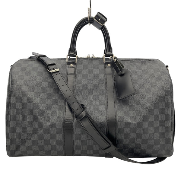 ルイ・ヴィトン LOUIS VUITTON キーポル･バンドリエール 45 N41418 ダミエ・グラフィット ダミエ・グラフィット メンズ ボストンバッグ