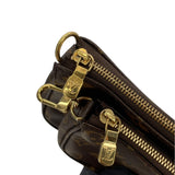 ルイ・ヴィトン LOUIS VUITTON ミュルティ･ポシェット･アクセソワール M44813 ブラウンxカーキ モノグラムキャンバス レディース ショルダーバッグ