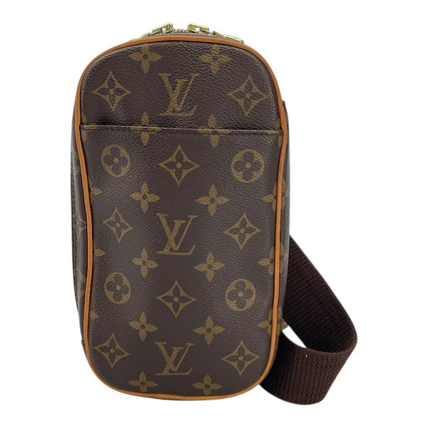 ルイ・ヴィトン LOUIS VUITTON ポシェット・ガンジュ M51870 ブラウン モノグラム・キャンバス ユニセックス ショルダーバッグ