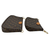 ルイ・ヴィトン LOUIS VUITTON ミュルティ･ポシェット･アクセソワール M44840 ブラウンxローズクレール モノグラムキャンバス レディース ショルダーバッグ