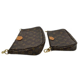 ルイ・ヴィトン LOUIS VUITTON ミュルティ･ポシェット･アクセソワール M44840 ブラウンxローズクレール モノグラムキャンバス レディース ショルダーバッグ