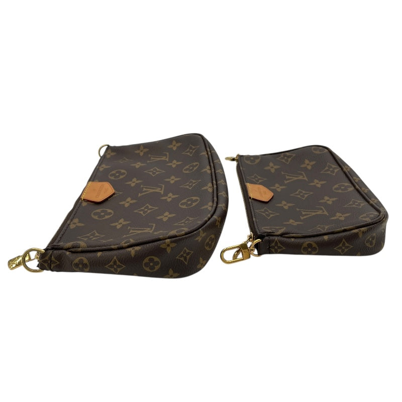 ルイ・ヴィトン LOUIS VUITTON ミュルティ･ポシェット･アクセソワール M44840 ブラウンxローズクレール モノグラムキャンバス レディース ショルダーバッグ