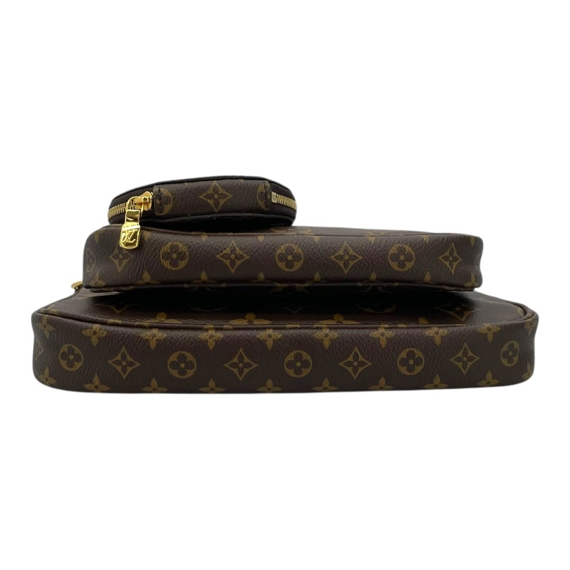 ルイ・ヴィトン LOUIS VUITTON ミュルティ･ポシェット･アクセソワール M44840 ブラウン モノグラム レディース ショルダーバッグ