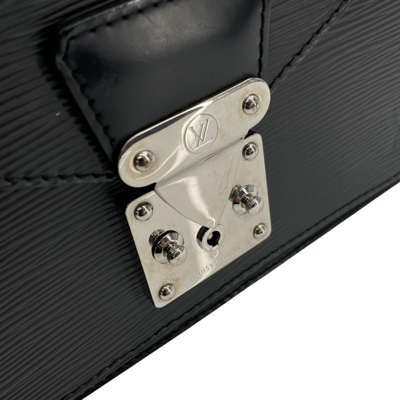 ルイ・ヴィトン LOUIS VUITTON モンソー M52792 ノワール エピ ユニセックス ハンドバッグ