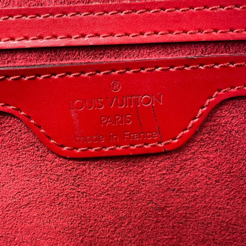 ルイ・ヴィトン LOUIS VUITTON サンジャック M52277 カスティリアンレッド エピレザー レディース ハンドバッグ