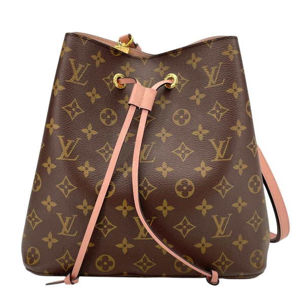 ルイ・ヴィトン LOUIS VUITTON ネオノエ MM M44022 ブラウンxローズプードル モノグラムキャンバス レディース ショルダーバッグ