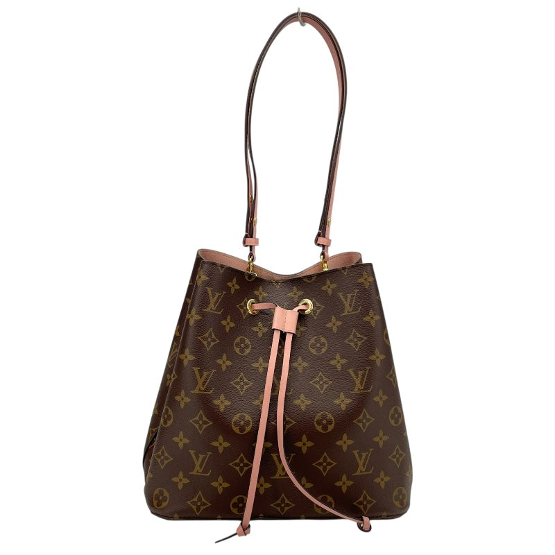 ルイ・ヴィトン LOUIS VUITTON ネオノエ MM M44022 ブラウンxローズプードル モノグラムキャンバス レディース ショルダーバッグ