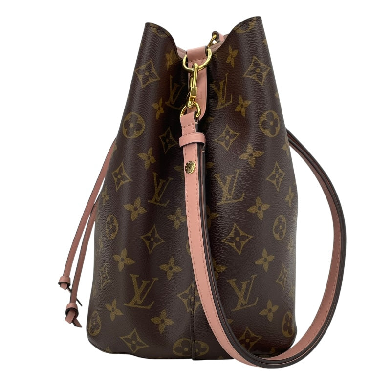 ルイ・ヴィトン LOUIS VUITTON ネオノエ MM M44022 ブラウンxローズプードル モノグラムキャンバス レディース ショルダーバッグ