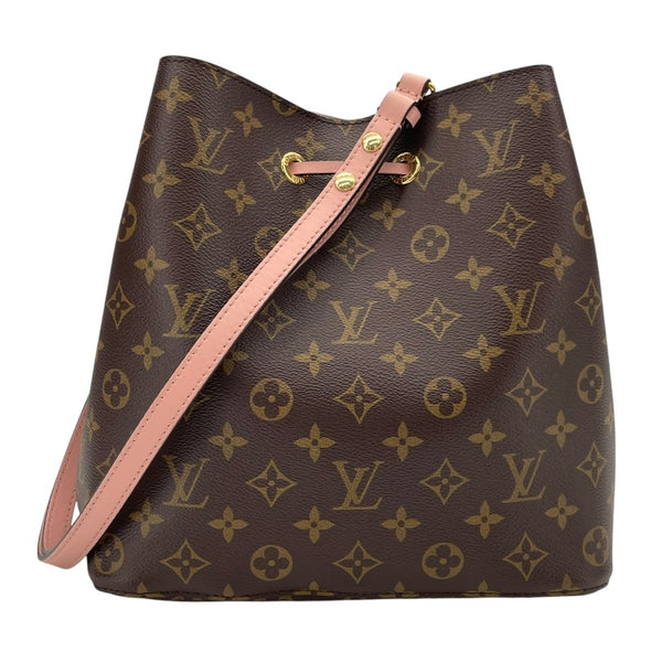 ルイ・ヴィトン LOUIS VUITTON ネオノエ MM M44022 ブラウンxローズプードル モノグラムキャンバス レディース ショルダーバッグ