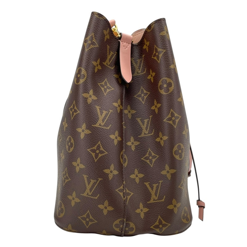 ルイ・ヴィトン LOUIS VUITTON ネオノエ MM M44022 ブラウンxローズプードル モノグラムキャンバス レディース ショルダーバッグ