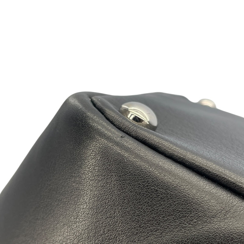 シャネル CHANEL カンボンライントートミディアム A25166 15番台 ブラック レザー レディース トートバッグ