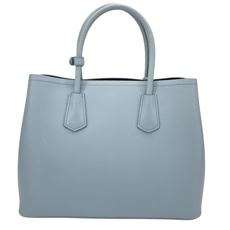プラダ PRADA ドゥーブレ ミディアム 1BG775 ブルー サフィアーノレザー レディース ショルダーバッグ
