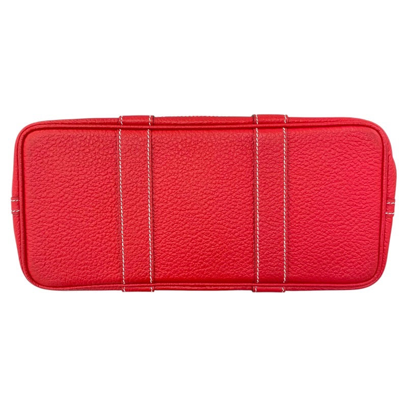 エルメス HERMES ガーデンパーティーTPM C刻 ルージュカザック カントリー レディース ハンドバッグ