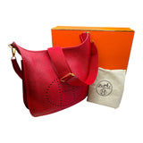 エルメス HERMES エヴリン3PM Y刻 ルージュカザック GD金具 トリヨン レディース ショルダーバッグ