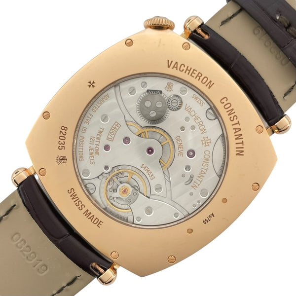 ヴァシュロン・コンスタンタン VACHERON CONSTANTIN ヒストリーク アメリカン 1921 82035/000R-9359 ホワイト K18PG 手巻き メンズ 腕時計