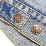 グッチ GUCCI デニムフーディベスト 697042 ブルー デニム メンズ ベスト