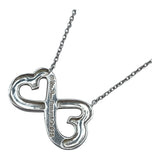 ティファニー TIFFANY＆CO ダブル ラビング ハートネックレス シルバー 925 ジュエリー