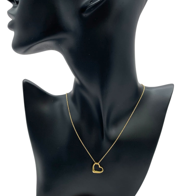 ティファニー TIFFANY＆CO オープンハート ネックレス ゴールド K18 ジュエリー